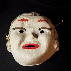 Antique 1930's Gauze Mask Girl